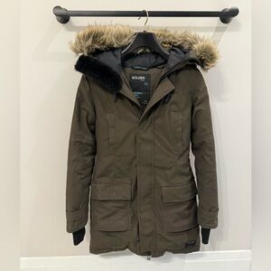 TNA Bancroft Parka Dark Olive XS